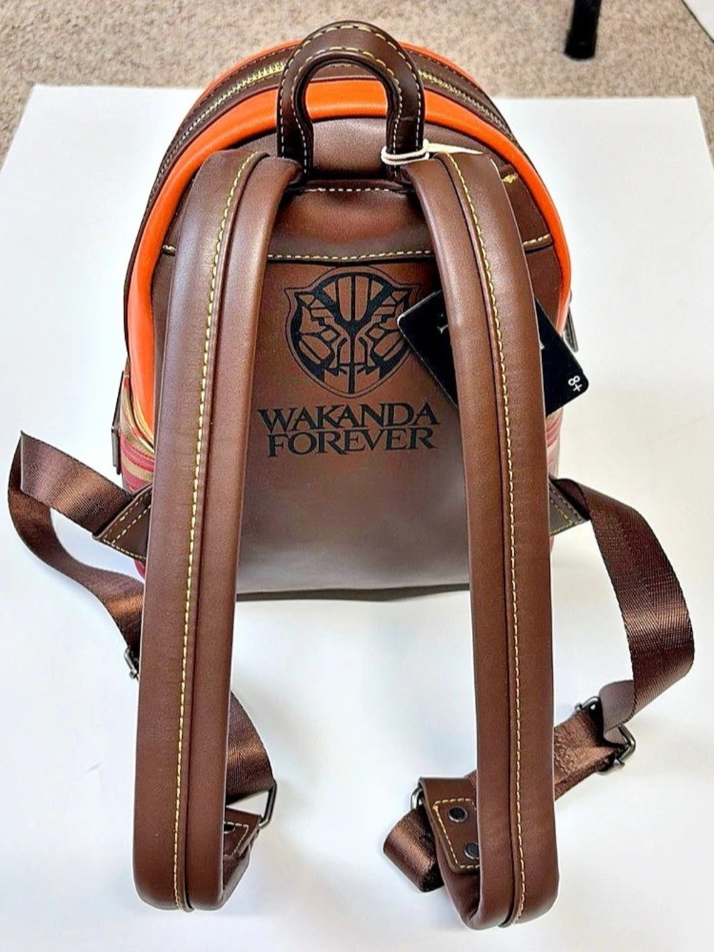 NWT Loungefly Marvel Black Panther Wakanda Forever Okoye Cosplay Mini Backpack - Picture 3 of 13
